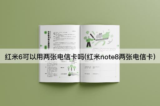 红米6可以用两张电信卡吗(红米note8两张电信卡)